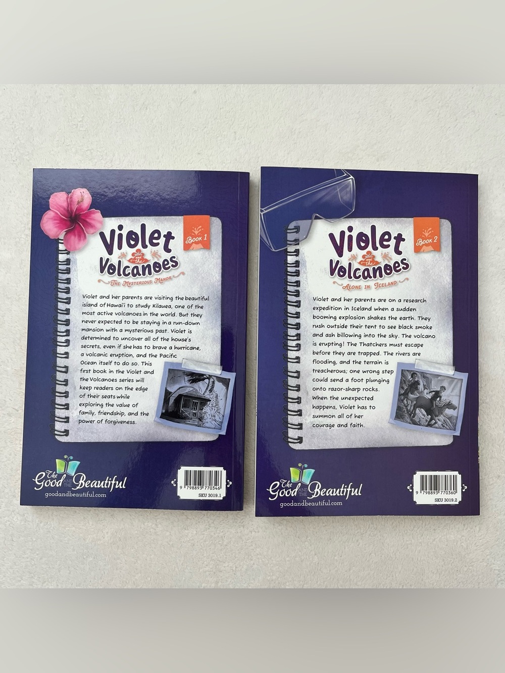 Violet and the Volcanoes Book Set of 2 - from The Good and The Beautiful - Picture 2 of 4